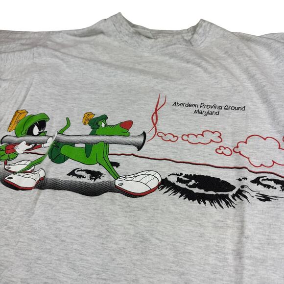 Vintage Looney Tunes Marvin Martian Bugs Bunny Shirt - Picture 6 of 7